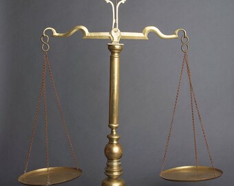 Brass Apothecary Scales