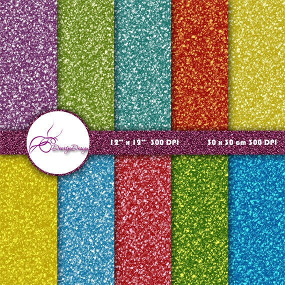 Glitter Digital paper Glitter Scrapbook Paper Printable
