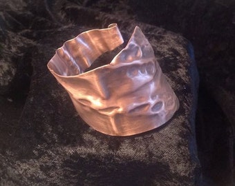 Fold Formed Copper Cuff