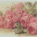 Long Stem Roses Flower Counted Cross Stitch Pattern