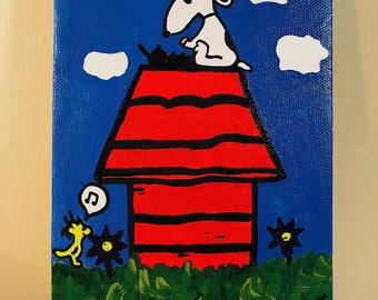 Kid's Snoopy Acrylic painting
