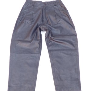 mens baggy leather pants