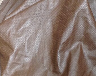 Brown Embossed Leather Lambskin AB467