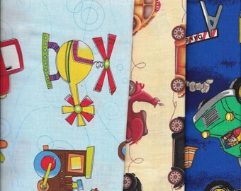 Cars Three Fat Quarters -