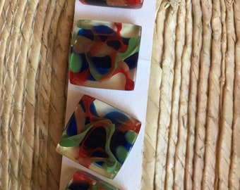 Multi-colored Shank Buttons