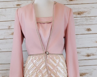 Vintage Nolan Miller Pink Suit