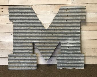 Barn Tin Letters, Barn Tin Numbers, Barn Tin Signs, Rustic Letters, Metal Letters, Metal Signs, Rustic Decor, Rustic Wedding Decor, Monogram