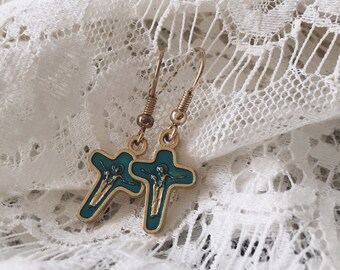 Compassion Crucifix earrings