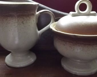 Mikasa Japan - Cream and Sugar Bowl with Lid
