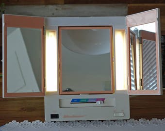 Miroir de maquillage lumineux - Vintage - Miroir de maquillage éclairé - Miroir avec lumières - Windmere Modèle EM-8