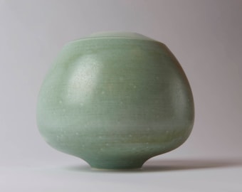 Celadon porcelain vase