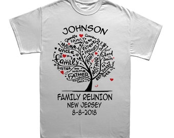 Family tree t shirt Etsy