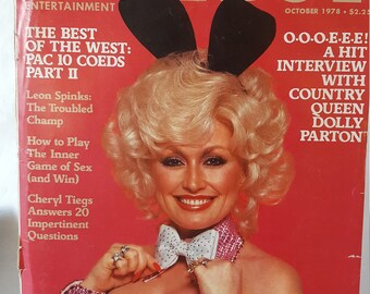 Vintage Playboy Magazine October 1978