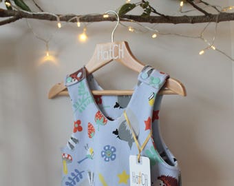SALE Rompers / Dungarees by HatCH - Various Prints for Baby and Toddler