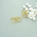 Double hearts charms, 10 pcs charms, Gold charms, Alloy charms, Metal pendants, Cute charms, Love charms, Jewelry crafts, 31 mm x 19 mm, A78