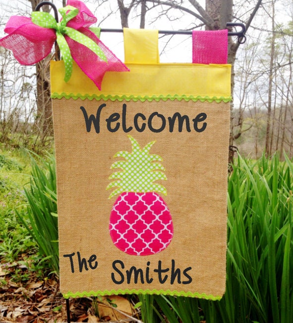 Pineapple Garden Flag Pineapple FlagSummer Flag