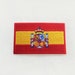 1x SPANISH spain flag patch - Iron On Embroidered Applique logo red yellow stripes symbol patriotic Espana crown