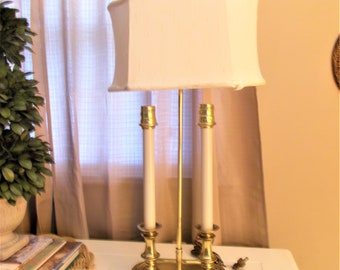 Stiffel Bouillotte Lamp Vintage Bouillotte Lamp Brass Desk Lamp Library Lamp Office Decor Stiffel Lamp