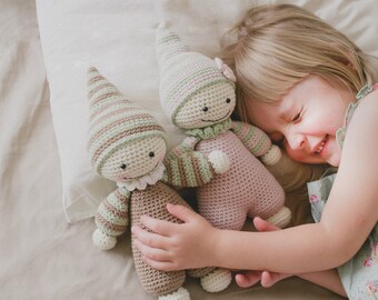 PATTERN - Cuddly-baby - crochet amigurumi pattern, PDF (English, Dutch, Danish)