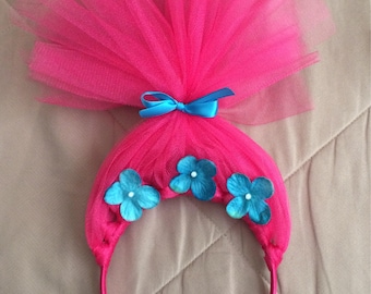 Troll Headband. Trolls. Princess Poppy. Trolls Movie. Trolls