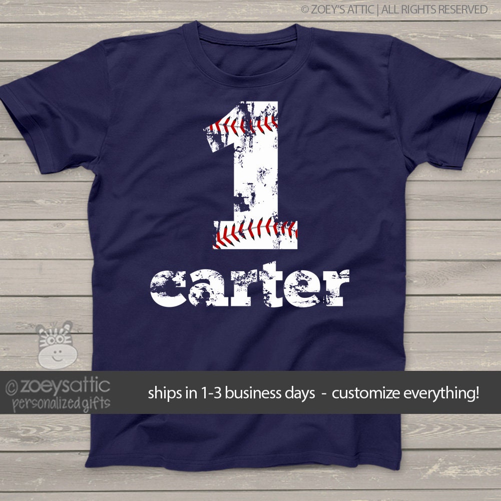 baseball birthday t shirt baseball party shirt distressed