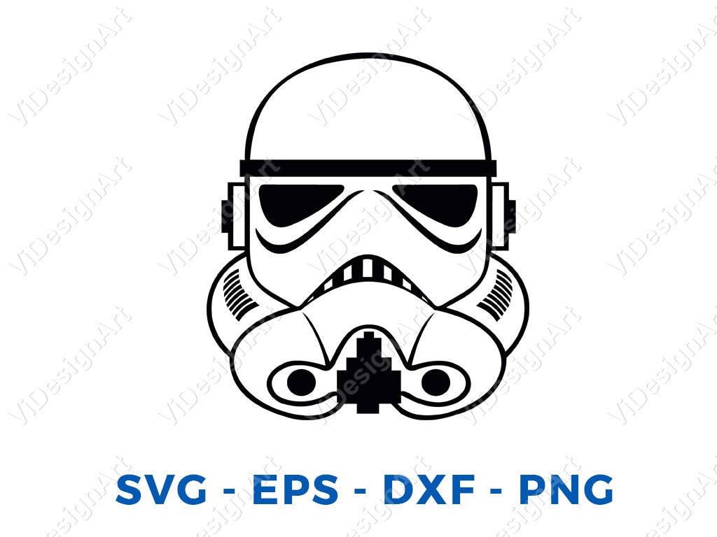 Star Wars Stormtrooper Darth Vader SVG DXF File for Cricut