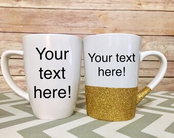Custom Coffee Mug, Personalized Coffee Mug, Custom Coffee Cup, Personalized Coffee Cup, Coffee Mug With Text, Father's Day Gift