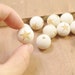 20pcs 20mm Round Wood Beads,Star Round Wooden Beads,natural wood with engraved Star beads.