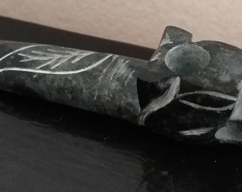 Handmade pipe from peruvian stone