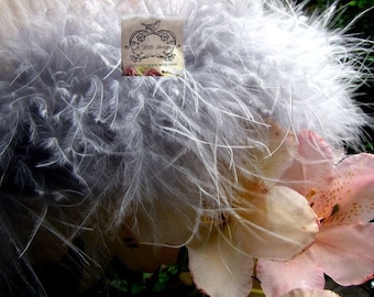 Soft Grey Marabou Boa Feathers