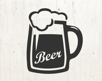 Beer mug SVG, beer svg, Cinco De Mayo SVG, beer glass svg, drink svg, beer clip art | svg png eps jpg dfx | Cricut or silhouette