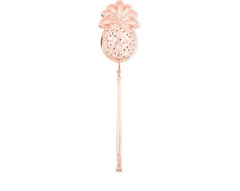 Rose gold pineapple tea infuser