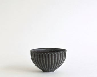 Shinogi Cafe au lait Bowl S (Blue Black) ; Koji Kitaoka (15005702-W-SBG)