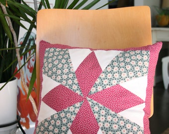 Star Pillow- Kapok Pillow Form Included 13"X13"