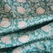 Ocean Green Soft Fabric, Printed Cotton Fabric, Indian Fabric Sold By Yard, Beachwear Sarongs Dress Fabric, Soft Thin Fabric for Kaftans
