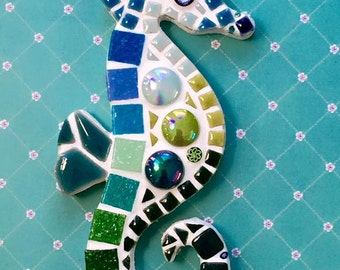 Fun Lily Mosaics D.I.Y. Mosaic Seahorse Kit for adults and children