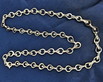 23.5” Chain Necklace Handcrafted of Fine Silver