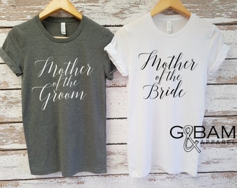 Custom Boyfriend T-shirt / Mother of the Bride Shirt / Mother of the Groom Shirt