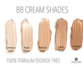 Organic, Vegan Mineral BB Cream, Airbrush Miracle liquid foundation, Titanium Dioxide Free SAMPLE ONLY