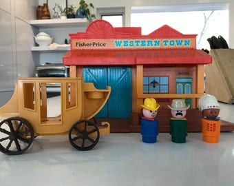 Vintage Fisher Price Western Town #934