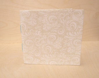 Handmade Mini Stitched Notebook, Mini Sketchbook, Nepalese Paper, Mini Journal, Mini Diary