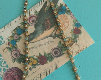 Soaring bird brass necklace