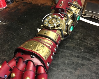Steampunk Gauntlet bracer glove