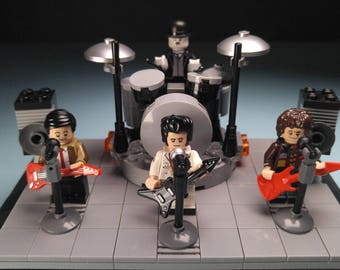 LEGO Rock Roll Concert Stadium Platform Singing Drum Quitar Mic Custom MOC ( Digital Solution Only )