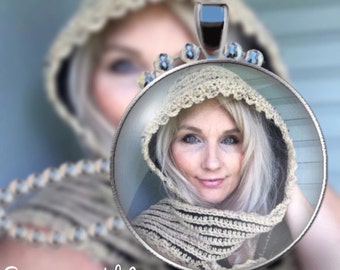 Hooded Scarf-Hoodie-Winter Scarves-Head Wraps-Crocheted Hats
