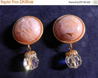 Spring Sale Vintage Les Bernard Signed Earrings Quality