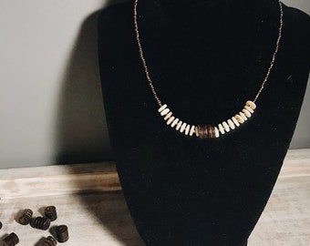 Boho style statement necklace