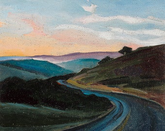 Limantour Road - giclee print on paper