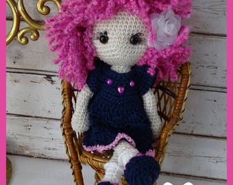 Crochet Amigurumi doll, Miss Sonia