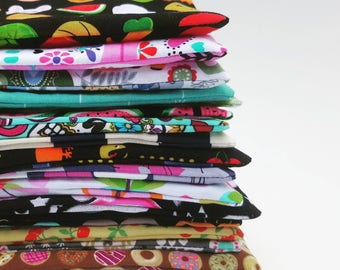 Cloth Sandwich Bags - Coworker Gift - Zipper Food Pouch - Eco Friendly Gift - Reusable Bags - Available in Three Sizes